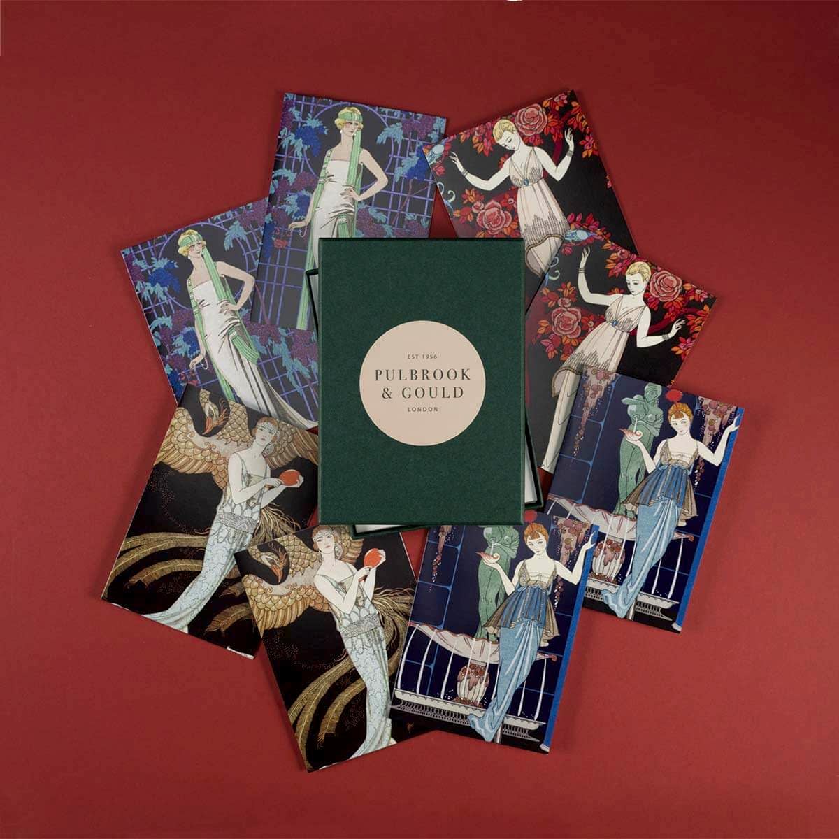 Tolstoy Gallery Greetings Card Box Set - George Barbier - Pulbrook & Gould