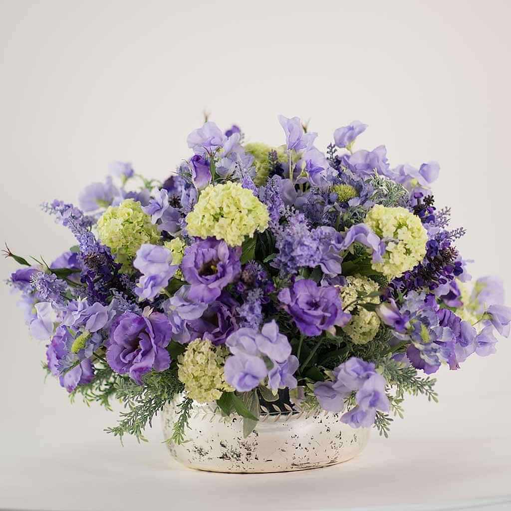Mixed Silk Summer Blues - Pulbrook & Gould